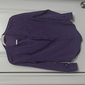 Apt 9 Purple button up blouse, size S